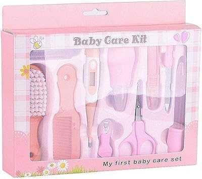 10Pcs Baby Health Care Set with Manual Nasal Ventilator, Baby Dropper, Digital Thermometer, Brush, Comb, Nail Clipper, Toothbrush, Nail File and Tweezers, Pink.. At hotep.ng, we're passionate about connecting Nigerian shoppers with quality products. Our platform offers a seamless blend of local treasures and international favorites. Experience the joy of discovering new brands and supporting local businesses.