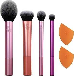 Real Techniques Makeup Brush Set with 2 Sponge Blending Brushes for Eyeshadow, Foundation, Blush and Concealer, 6 Piece Makeup Brush Set.. Discover the convenience of one-stop shopping with hotep.ng, Nigeria's premier online marketplace. We bring you a curated selection of quality products at competitive prices. Enjoy our secure platform and excellent customer support.