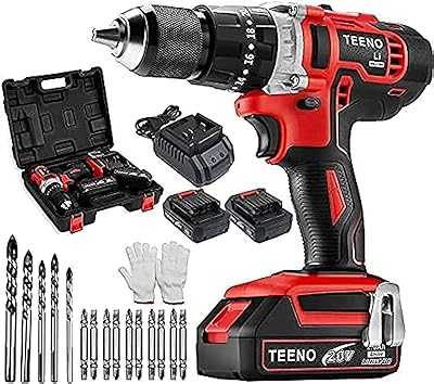 Tino 20V Cordless Impact Drill + 2 x 2.0 Ah Li-Ion Battery, 1/2" Drill Set, 15 Pieces in Kit Box.. Join the hotep.ng revolution and transform the way you shop online. We bring you a carefully curated selection of products from Nigeria and beyond. Enjoy our user-friendly interface, secure transactions, and prompt delivery services.