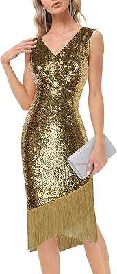 Women's Sequin Dress Sleeveless V Neck Wrap Hem with Tassels Cocktail Dress.. Join the hotep.ng family and transform your online shopping experience. We offer a wide range of categories including fashion, electronics, home & living, and more. Enjoy our user-friendly interface and secure payment options.