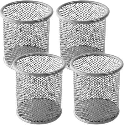 Amesris Wire Mesh Pencil Holder Pen Stand Desk Organizer (Silver), 4 Pack.. hotep.ng is committed to bringing you the best shopping experience in Nigeria. We offer competitive prices, reliable delivery, and exceptional customer service. Join our growing community of satisfied customers and see the difference for yourself.