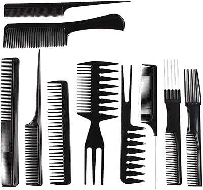 Auretti 10 Pieces Hair Comb Set, Professional Salon Shaving Comb Set for Men and Women, Black Plastic Hair Combs with Wide and Soft Teeth.. Join the hotep.ng revolution and transform the way you shop online. We bring you a carefully curated selection of products to enhance every aspect of your life. Enjoy our user-friendly interface, secure transactions, and reliable delivery services.