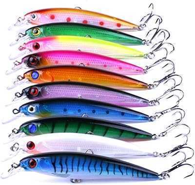 Delfino Fishing Lures 10pcs Artificial Fishing Lures Floating Fishing Lures Treble Hooks Metal Spoons Sinking Small Baits for Outdoor Fishing.. Discover the convenience of one-stop shopping with hotep.ng, Nigeria's premier online marketplace. We bring you a curated selection of quality products at competitive prices. Enjoy our secure platform and excellent customer support.