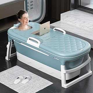 Yu Home Folding Bathtub, Portable Bathtub for Adults, Kids, Infants, Large Shower Tray for Home, Adult Bathtub with Lid, Ergonomic Non-Slip Double Drain Design, Baby Swimming Pool - Blue.. Experience the best of Nigerian e-commerce with hotep.ng. We bring you a carefully selected range of products to enhance your daily life. Discover why we're the go-to online marketplace for discerning Nigerian shoppers.