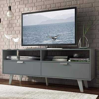 Madisa 2-Door TV Stand, for TVs up to 55 inches, Wood, 136" W x 54" H x 39" D - Grey.. Experience the convenience of 24/7 shopping with hotep.ng, Nigeria's trusted e-commerce platform. Find everything from daily essentials to luxury items at competitive prices. Let us bring the market to your doorstep.