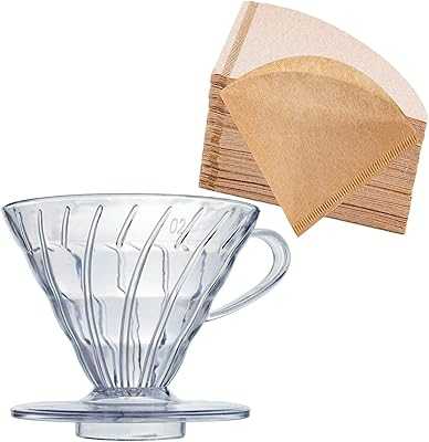 TIME Coffee Drip Filter Paper Set, 40Pcs V60 Disposable Drippers, Home Barista Tools, Brown Cone Paper Coffee Filters for Pour Over Coffee 1-4 Cups.. Step into the future of retail with hotep.ng, Nigeria's leading e-commerce platform. We offer a seamless shopping experience with our vast product range and user-friendly interface. Enjoy our secure transactions and prompt delivery services.