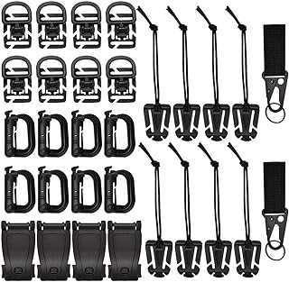 HAPLON 30Pcs Molle Accessories Set, Tactical Gear Buckle Belt for Backpack, Includes D-Ring and Key Chain.. Join the digital retail revolution with hotep.ng, your go-to online shopping destination in Nigeria. We offer a vast selection of products to enhance every aspect of your life. Enjoy our secure platform and excellent customer support.