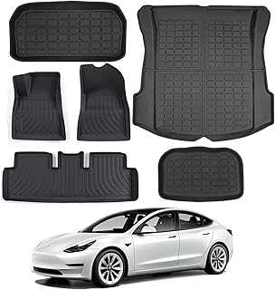 Tesla Model 3 2022 2023 2021 Floor Mats 6Pcs Full Sets, 1st & 2nd Seat All Weather Floor Mats & Front & Rear Trunk Mat, Heavy Duty Non-Slip Trunk Liner Mat, Car Accessories (Model 3).. hotep.ng: Your gateway to a world of products, right here in Nigeria. We offer an unparalleled range of items, from daily essentials to luxury finds. Experience the joy of hassle-free online shopping with our trusted platform.