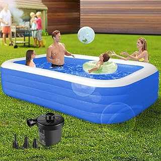 Skihd Inflatable Thick Swimming Pool for Kids and Adults, 380x205x75cm Above Ground Pool, Large Inflatable Family Pool with Air Pump for Backyard Water Party (Large).. Join the hotep.ng family and embrace the future of Nigerian retail. We offer a seamless blend of local treasures and global trends for every aspect of your life. Enjoy our secure transactions and reliable delivery services across Nigeria.