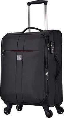 Unisex Soft Lightweight Expandable Polyester Trolley Luggage with TSA Lock V6101 Black 20 Inch Carry-On Travel Bag.. hotep.ng brings you the best of both worlds: local charm and global trends. We offer a carefully selected range of products to suit every lifestyle and budget. Enjoy the convenience of online shopping with the trust of a Nigerian brand.