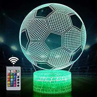 3D Football Illusion Lamp, MAKINGTEC Football Gifts for Boys Girls, 3D Night Light with 16 Colors Changing, Decorative Desk Lamp, Creative Birthday Christmas Gift, Sports Fan Toys.. hotep.ng: Where Nigerian shoppers come first. We offer an extensive range of products to suit every taste and budget. Experience the convenience of 24/7 shopping with our reliable and efficient e-commerce platform.