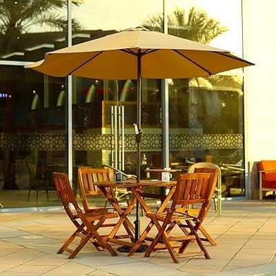 Yatai Round Umbrella with Tilt Base Plastic Porch Umbrella, Waterproof Outdoor Garden Parasol with Stand and Umbrella Base for Garden and Outdoor Furniture (Khaki).. Join the hotep.ng family and embrace the future of Nigerian retail. We offer a seamless blend of local treasures and global trends for every aspect of your life. Enjoy our secure transactions and reliable delivery services across Nigeria.