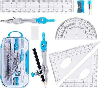 Alykdon Geometry Set, 10 Piece Math Tool Set with Compass, Protractor, Pencil, Eraser, Sharpener, Square and Triangle Set, 6 Inch Ruler, Lead Refill and Storage Box.. hotep.ng brings you the best of both worlds: local charm and global trends. We offer a carefully selected range of products to suit every lifestyle and budget. Enjoy the convenience of online shopping with the trust of a Nigerian brand.