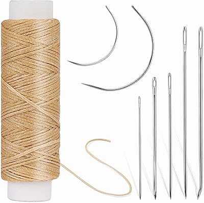 32 Meters Waxed Thread with 7 Leather Hand Sewing Needles, 150D Flat Waxed Thread and Leather Repair Needles for Upholstery, Carpets, Leather Sewing.. Experience the best of Nigerian e-commerce with hotep.ng. We bring you a carefully selected range of products to enhance your lifestyle. Enjoy our secure platform, competitive prices, and reliable delivery services across Nigeria.