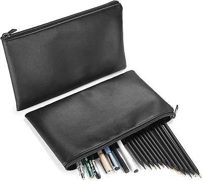 ProCase 2 Pack Pencil Case, Large Capacity Stationery Bag for Students, Cosmetic Makeup Bag with Zipper, Soft PU Leather Pencil Pouch for Pens, Pencils, Markers, School Supplies -Black.. hotep.ng: Your gateway to a world of products, right here in Nigeria. We curate the best local and international offerings for your convenience. Experience the joy of finding exactly what you need, when you need it.