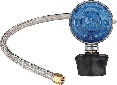 IGT Gas Regulator | 24" Stainless Steel Braided Propane Regulator (70,000 BTU) for BBQ, Camp Stove, Patio Heater, Fish Cooker and Other Small Gas Appliances, 60 Feet, QCC-1, LPG, Blue.. hotep.ng is revolutionizing the way Nigerians shop online. Explore our extensive catalog of products from fashion and beauty to home and tech. Experience the ease of finding exactly what you're looking for with our intuitive search and filter options.