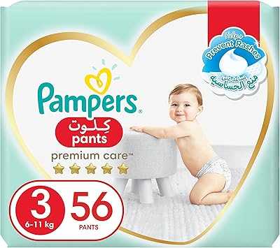 Pampers Premium Care Pants Diapers, Size 3, 6-11 kg, Softer Design with Stretchy Sides for Better Fit, 56 Diapers.. hotep.ng: Empowering Nigerian consumers with choice and convenience. We offer an extensive range of products from trusted local and global brands. Experience the future of retail with our innovative online shopping platform.