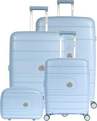 TSA Approved Unbreakable Travel Luggage with 4 Double Wheels, Anti-Theft Double Zipper Bag, Sky Blue, Set of 4.. hotep.ng is revolutionizing the way Nigerians shop online. Benefit from our partnerships with top brands and local artisans for unbeatable variety. Enjoy exclusive deals and promotions available only to our loyal customers.