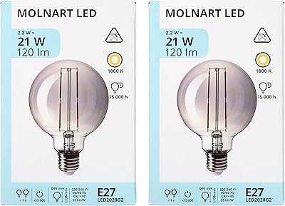 IKEA Molnart E27 LED Globe Bulbs, Grey Clear Glass, 120lm, 95mm, Extra Warm White 1800K, 905.184.99 - Pack of 2.. Join the hotep.ng family and transform your online shopping habits. We bring you a curated selection of quality products from across Nigeria and beyond. Experience the joy of hassle-free shopping from the comfort of your home.