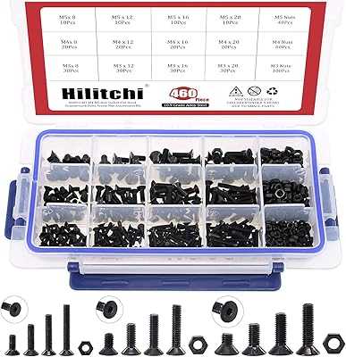 High Litchi M3 M4 M5 Hex Head Bolts Set, 460pcs 12.9 Grade Alloy Steel HFSY-460.. Elevate your online shopping experience with hotep.ng, Nigeria's fastest-growing e-commerce platform. We offer an unparalleled range of products to suit every need and budget. Join our community of satisfied customers today.