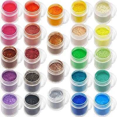 24 Colors Mica Powder Pigment, 5g/Jar Pearlescent Pigment, Epoxy Resin Pigment for Painting, Soap Making, Slime, Makeup and Nail Art.. At hotep.ng, we believe in connecting Nigerian consumers with quality products. Our platform offers a seamless shopping experience from browse to buy. Discover why millions of Nigerians trust us for their online shopping needs.