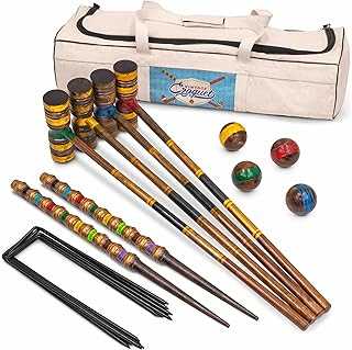 Antique Wood Deluxe Croquet Set | Family Game for 4 Players | Deluxe Set Includes Mallets, Balls, Steel Shavings, and Decorative Pin | Packs into Durable Canvas Carry Bag.. hotep.ng: Bridging the gap between local markets and global trends. We offer an extensive range of products to suit every taste and lifestyle. Enjoy our commitment to authenticity, affordability, and customer satisfaction.