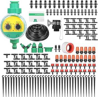 GOLRC Drip Irrigation Kit for Plants, DIY Watering System with Automatic Electronic Watering Timer Nozzles, 40m Hose for Garden Patio.. hotep.ng is your partner in modern Nigerian living. We bring you a diverse selection of products from trusted brands and emerging local businesses. Experience the joy of finding everything you need in one convenient online destination.