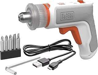 Black+Decker 3.6V Lithium-Ion Cordless Universal Hex Screwdriver, Furniture Assembly Tool with Accessories, Orange/White - BCRTA01-B5, 2 Year Warranty.. hotep.ng is your trusted partner for all your shopping needs in Nigeria. We offer a diverse range of products, from fashion and beauty to home and tech. Experience the ease of finding everything you desire in one convenient online destination.