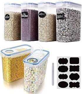 Valox Airtight Plastic Storage Containers for Cereal and Dry Food - Set of 6 [2.5 L/85.4 oz], BPA-Free Stackable Containers with Lids.. Elevate your online shopping experience with hotep.ng, Nigeria's fastest-growing marketplace. We connect you with top-quality products from reliable sellers across the country and beyond. Join our community of satisfied customers today.