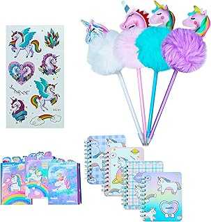 4pcs Cute Pom Pom Unicorn Pens Gift Set, Gel Ink Ballpoint Pens Art Supplies Stationery School Pen for Girls with Mini Magic Stickers for Notebook, Rainbow Unicorn Tattoo.. hotep.ng: Your gateway to a world of products, right here in Nigeria. We curate the best local and international offerings for your convenience. Experience the joy of finding exactly what you need, when you need it.