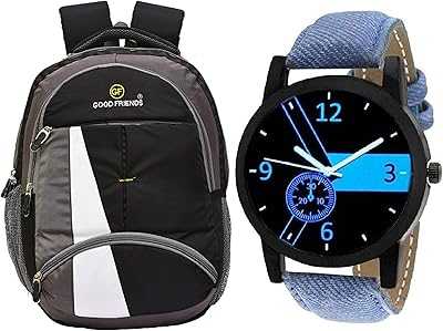 Good Friends Fabric 35 LTR School Bags, Collage Bags, Laptop Backpack + Analog Watch Blue (Black + Blue Online Model).. Experience the best of Nigerian e-commerce with hotep.ng. We bring you a carefully selected range of products to enhance your lifestyle. Enjoy our secure platform, competitive prices, and reliable delivery services across Nigeria.