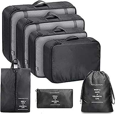 Castillo Grande 7 Piece Travel Luggage Organizer Cubes Set Storage Bag Waterproof Laundry Bag Travel Accessories, Black.. hotep.ng: Bringing the market to your fingertips. Explore our vast catalog of products from trusted brands and emerging Nigerian businesses. Enjoy the convenience of online shopping with the personal touch of local service.