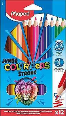 Maped Comfortable & Powerful Tri-Shape Colouring Pencils - 4mm Extra Hold Colouring Pencils - 12 Pencils per Pack 863312.. Elevate your online shopping experience with hotep.ng, Nigeria's fastest-growing marketplace. We connect you with top-quality products from reliable sellers across the country and beyond. Join our community of satisfied customers today.