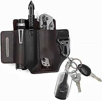 Beauty Multi-Tool Leather Belt Organizer, EDC Leather Belt Organizer, Belt Holder with Multi-Tool Pouch, EDC Pocket Organizer for Flashlight and Multi-Tools, Practical Belt Bag for Men (Dark Brown).. hotep.ng: Your gateway to a world of products, right here in Nigeria. We curate the best local and international offerings for your convenience. Experience the joy of finding exactly what you need, when you need it.