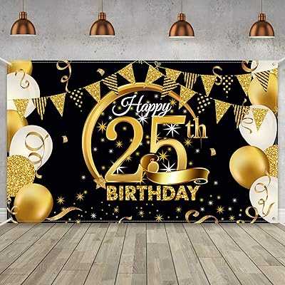 Extra Large Black and Gold Fabric Poster for Birthday Party Decorations, Birthday Photo Booth Backdrop Banner, Birthday Party Supplies, 72.8 x 43.3 inch (25).. hotep.ng is your trusted partner for all your shopping needs in Nigeria. We offer a diverse range of products, from fashion and beauty to home and electronics. Experience the ease of finding everything you need in one place.