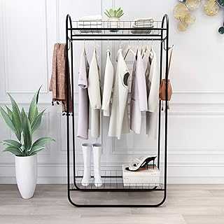 ARFARLY Metal Clothes Hanger Free Standing, Heavy Duty Clothes Organizer with Hooks and Portable Storage Racks, Multifunctional Hanger for Bedroom.. hotep.ng: Where Nigerian tradition meets modern convenience. Explore our vast catalog of products, from artisanal crafts to cutting-edge electronics. Enjoy our user-friendly platform and dedicated customer support team.