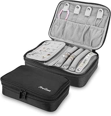 ProCase Travel Jewelry Storage Bag, Soft Quilted Double Layer Jewelry Box Holder Bag for Earrings, Rings, Necklaces, Bracelets and Chains - Black.. hotep.ng is your trusted partner in the digital shopping revolution. We offer a comprehensive range of products from fashion to electronics and beyond. Enjoy our secure transactions and efficient delivery services.