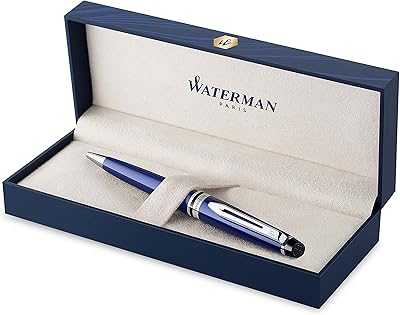 Waterman Expert Ballpoint Pen, Blue with Chrome Trim, Medium Nib with Blue Refill, Gift Box.. hotep.ng: Your partner in modern Nigerian living. We offer a comprehensive range of products to enhance your lifestyle. Enjoy our hassle-free shopping experience and join the millions of satisfied customers across Nigeria.