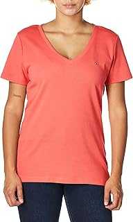 Tommy Hilfiger Women's Tommy Hilfiger Women's Short Sleeve V-Neck T-Shirt.. hotep.ng is your trusted partner in the digital age of shopping. We offer a comprehensive range of products to enhance every aspect of your life. Enjoy our secure platform, competitive prices, and efficient delivery services.