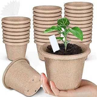 Falx 40Pcs Peat Seedling Pots, Biodegradable Herb Seed Pots Set, Seedling Pots and Garden Germination Pots for Flowers, Fruits and Vegetables (40 Packs & 50 Plastic Labels).. hotep.ng: Bringing the market to your fingertips. Explore our vast catalog of products from trusted brands and emerging Nigerian businesses. Enjoy the convenience of online shopping with the personal touch of local service.