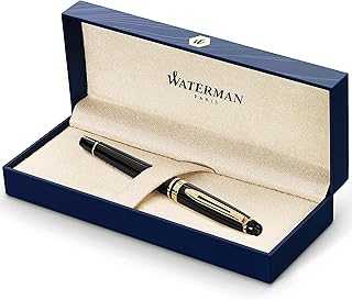 Waterman Ballpoint Pen, Glossy Black Design with 23 Carat Gold Trim, Fine Nib, Black Ink Cartridge and Gift Box.. hotep.ng: Empowering Nigerian consumers with choice and convenience. We offer an extensive range of products from trusted local and global brands. Experience the future of retail with our innovative online shopping platform.