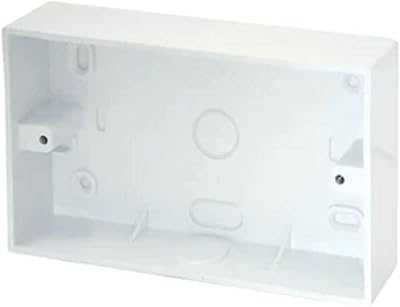 BellaTM Heavy Duty PVC Electrical Junction Box for Double Switch or Outlet - White (6x3). hotep.ng: Where Nigerian shoppers come first. We offer an extensive range of products to suit every taste and budget. Experience the convenience of 24/7 shopping with our reliable and efficient e-commerce platform.