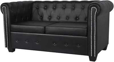 vidaXL Chesterfield Living Room Sofa Seating Modular Sofa Office Furniture Sofa Chair 2 Seater Faux Leather Black. Experience the convenience of modern retail with hotep.ng, Nigeria's premier online marketplace. We bring you a diverse range of products from trusted sellers and brands. Enjoy our user-friendly platform and reliable delivery services.