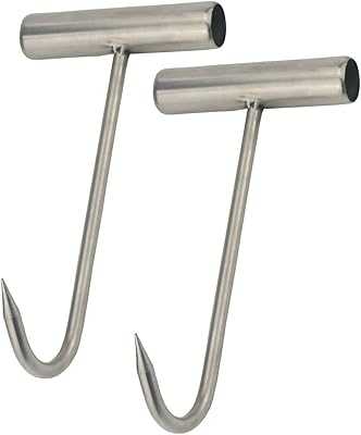 Tinawood 2pcs Stainless Steel T-Hooks with T Handle for Kitchen Butcher Restaurant BBQ Tool (Steel Handle). Experience the future of retail with hotep.ng's innovative shopping platform. Find everything from trendy fashion to cutting-edge tech gadgets in one place. Enjoy personalized recommendations based on your preferences and shopping history.