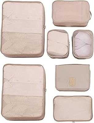 7 Pieces Beige Travel Storage Set, Travel Luggage Organizers with Toiletry Bag and Shoe Bag. hotep.ng is transforming the way Nigerians shop online. Explore our vast array of products, from fashion and beauty to home and tech. Enjoy our secure transactions and exceptional customer service.