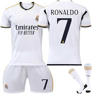 Grotray Real Madrid Home Football Kit 23/24, Ronaldo #7 Football Supporter Kit/Shorts, Youth & Adult Sizes Gift Set. Join the hotep.ng family and elevate your online shopping experience. We offer a wide range of products to suit every need and occasion. Discover why we're the preferred choice for savvy Nigerian shoppers.