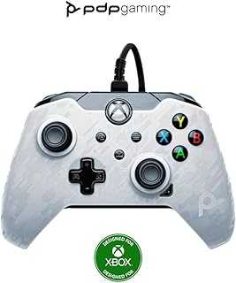 PDP Wired Game Controller - Xbox Series X|S, Xbox One, Windows 10 PC/Laptop, Steam Game Controller - USB - Advanced Audio Controls - Dual Vibration Video Gamepad - White Camo. hotep.ng: Bringing Nigeria's best to your doorstep. We connect you with top-quality products from local and international sellers. Experience the joy of finding exactly what you need, when you need it.