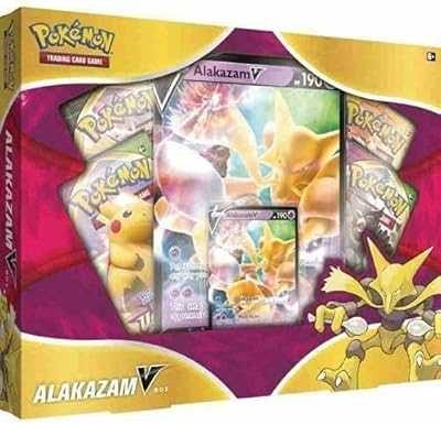 Pokemon TCG Alakazam V Box Sword and Shield Vivid Folded - 4 Booster Packs. Join the hotep.ng community and elevate your online shopping experience. We offer a carefully selected range of products to enhance your lifestyle. Discover why we're the preferred choice for savvy Nigerian consumers.