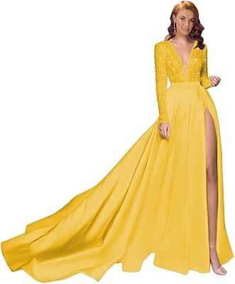 Long Sleeve Sequined Satin Prom Dresses V Neck Formal Evening Gowns with Slit. Join the hotep.ng family and transform your online shopping experience. We offer a wide range of categories including fashion, electronics, home & living, and more. Enjoy our user-friendly interface and secure payment options.