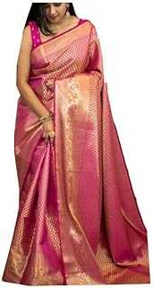 Fine Silk Kanjeevaram Sari with Blouse for Women SGF11, One Size. Elevate your shopping experience with hotep.ng, Nigeria's premier e-commerce destination. Browse through our extensive catalog of fashion, electronics, home goods, and more. Enjoy fast delivery and excellent customer service.